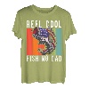 Angelzubehör Für Den Vatertag, Reel Cool Dad American Flag T-Shirt