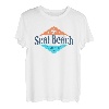 Vintage Seal Beach California Palmen CA Retro Surf T-Shirt