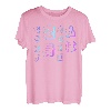 [Ich kann zweimal wieder verwandeln] Lustiges Schriftzug-T-Shirt, Herren, lustige Holografie, farbige Kalligraphie T-Shirt