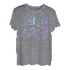 [Ich kann zweimal wieder verwandeln] Lustiges Schriftzug-T-Shirt, Herren, lustige Holografie, farbige Kalligraphie T-Shirt