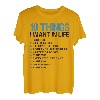 Fishing 10 Things I Want In Life Angelruten Spruch T-Shirt