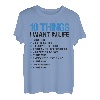 Fishing 10 Things I Want In Life Angelruten Spruch T-Shirt