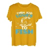 Dieses Kind liebt es, beim Angeln zu fischen T-Shirt