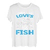 Dieses Kind liebt es, beim Angeln zu fischen T-Shirt