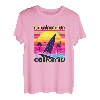 San Clemente Retro 80er Jahre Stil Souvenir Strand T-Shirt