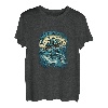 Angeln Delfin Angler Fischerfrau T-Shirt
