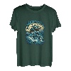 Angeln Delfin Angler Fischerfrau T-Shirt