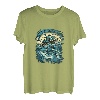 Angeln Delfin Angler Fischerfrau T-Shirt