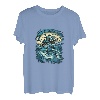 Angeln Delfin Angler Fischerfrau T-Shirt