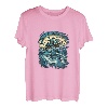 Angeln Delfin Angler Fischerfrau T-Shirt