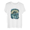 Angeln Delfin Angler Fischerfrau T-Shirt