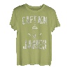 Herren Lustiges personalisiertes Bootsshirt mit Vorname Captain James T-Shirt