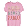 Lustiger personalisierter Name Shirt Kings Are Named Pablo T-Shirt