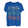 Lustiger personalisierter Name Shirt Kings Are Named Pablo T-Shirt
