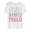 Lustiger personalisierter Name Shirt Kings Are Named Pablo T-Shirt