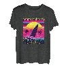 Pompano Strand Retro 80er Jahre Stil Souvenir Strand T-Shirt