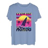 Pompano Strand Retro 80er Jahre Stil Souvenir Strand T-Shirt