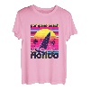 Pompano Strand Retro 80er Jahre Stil Souvenir Strand T-Shirt