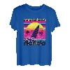 Pompano Strand Retro 80er Jahre Stil Souvenir Strand T-Shirt