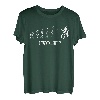 Human Fishing Evolution Aktivität Spearfishing T-Shirt