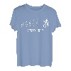Human Fishing Evolution Aktivität Spearfishing T-Shirt