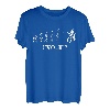 Human Fishing Evolution Aktivität Spearfishing T-Shirt