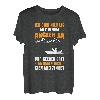 Herren Leg Dich Niemals Mit Einem Angler An Wir Kennen Orte Angeln T-Shirt