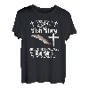 Lustige Nordhecht Angeln sogar Jesus Fisch große Mädchen T-Shirt