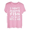 Ich fische nicht immer, angeln, Fischer T-Shirt