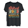 Im Ruhestand 2023 Ich habe mein ganzes Leben für Retirement gearbeitet Groovy T-Shirt