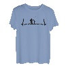 Angelabenteuer: Herzschlag mit Boot, Angeln Angler T-Shirt