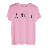 Angelabenteuer: Herzschlag mit Boot, Angeln Angler T-Shirt