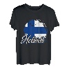 Finnland Flagge Helsinki Geschenk Finnland T-Shirt