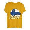 Finnland Flagge Helsinki Geschenk Finnland T-Shirt