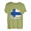 Finnland Flagge Helsinki Geschenk Finnland T-Shirt
