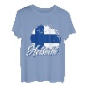 Finnland Flagge Helsinki Geschenk Finnland T-Shirt