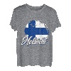 Finnland Flagge Helsinki Geschenk Finnland T-Shirt