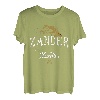 Herren Angeln Zander Hunter Gummifisch Hobby Angler T-Shirt