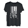 USA-Flagge, Jagd, Angeln, Vatertag, Vatertag, Vatertag, Geschenk T-Shirt