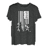 USA-Flagge, Jagd, Angeln, Vatertag, Vatertag, Vatertag, Geschenk T-Shirt