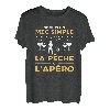 Herren Lustiges Angel-Zitat für einen Liebhaber Aperitif des Anglers T-Shirt