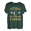 Herren Lustiges Angel-Zitat für einen Liebhaber Aperitif des Anglers T-Shirt