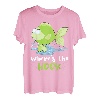 Where's The Hook Grün Niedliches Fisch-Design T-Shirt