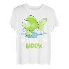 Where's The Hook Grün Niedliches Fisch-Design T-Shirt