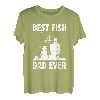 Herren Der beste Fischvater aller Zeiten beim Angeln T-Shirt