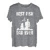 Herren Der beste Fischvater aller Zeiten beim Angeln T-Shirt
