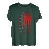 Amerikanische Flagge Angelbekleidung - Angeln T-Shirt