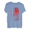 Amerikanische Flagge Angelbekleidung - Angeln T-Shirt