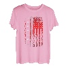 Amerikanische Flagge Angelbekleidung - Angeln T-Shirt