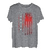 Amerikanische Flagge Angelbekleidung - Angeln T-Shirt
